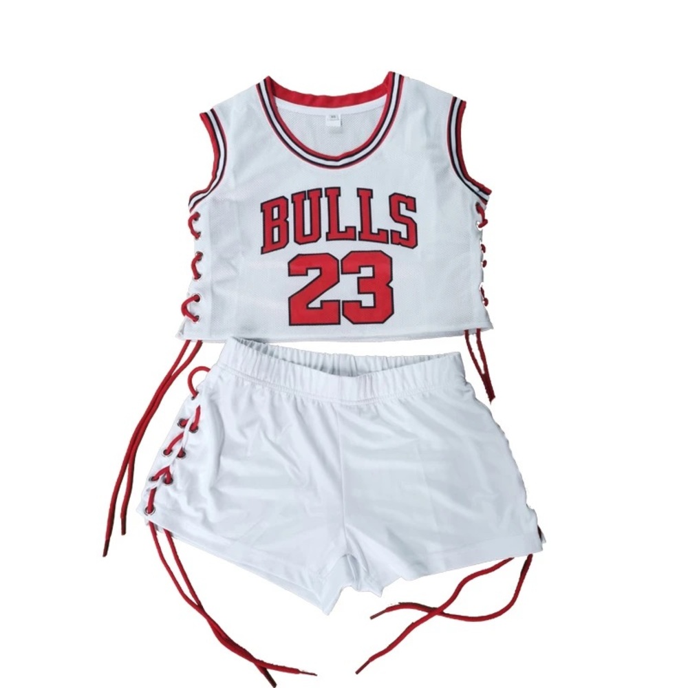Bulls jersey short set